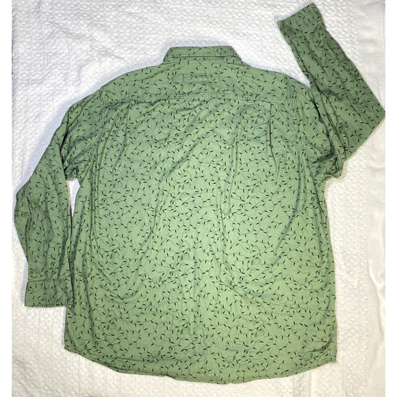 Diluth Trading Company Men XXL Tall Relaxed Fit Christmas Lights Flannel Shirt - Picture 6 of 8